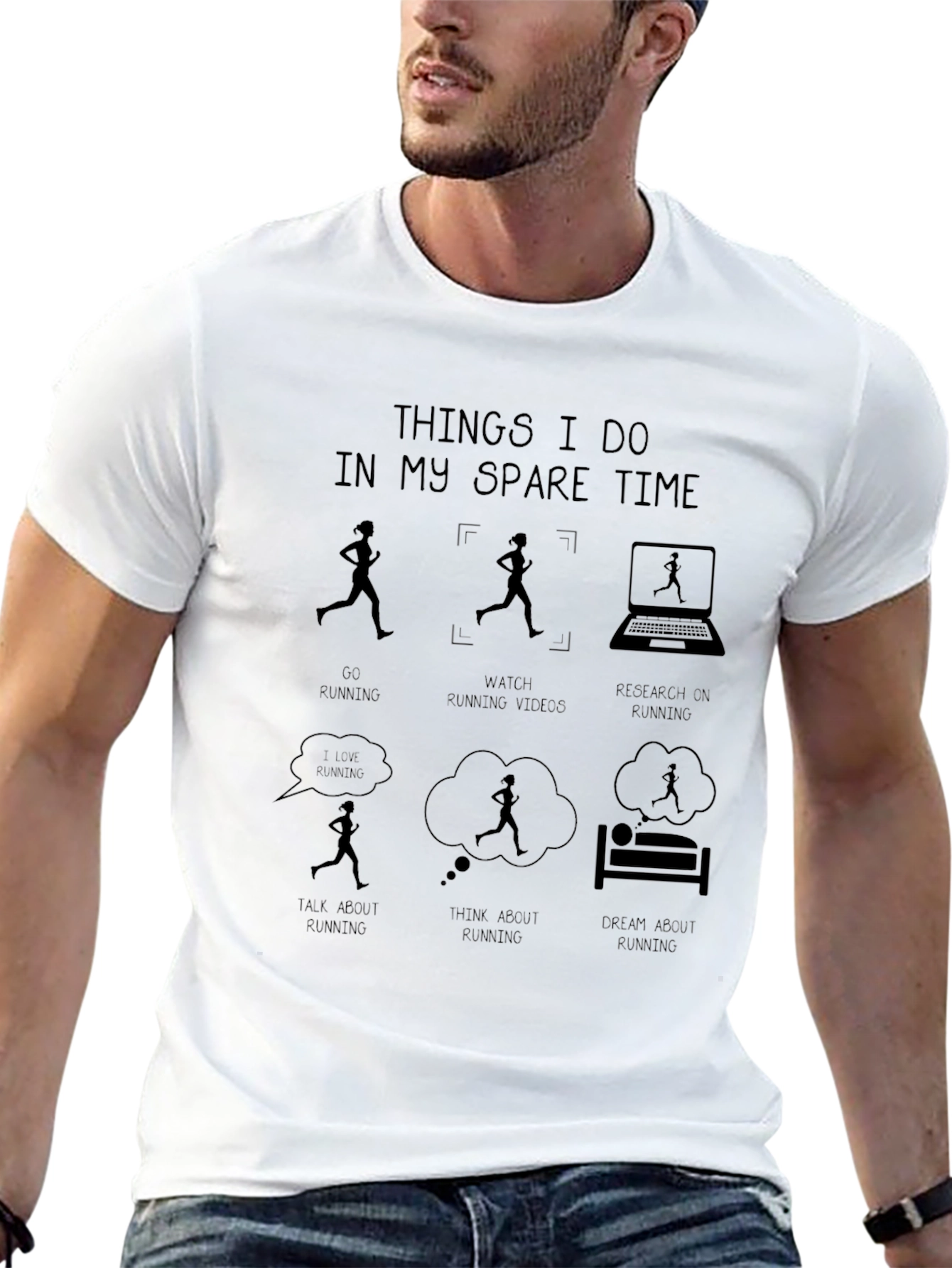 Running Obsession T-Shirt: Spare Time Fun