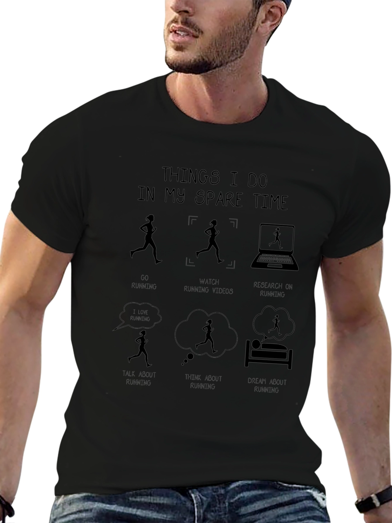 Running Obsession T-Shirt: Spare Time Fun