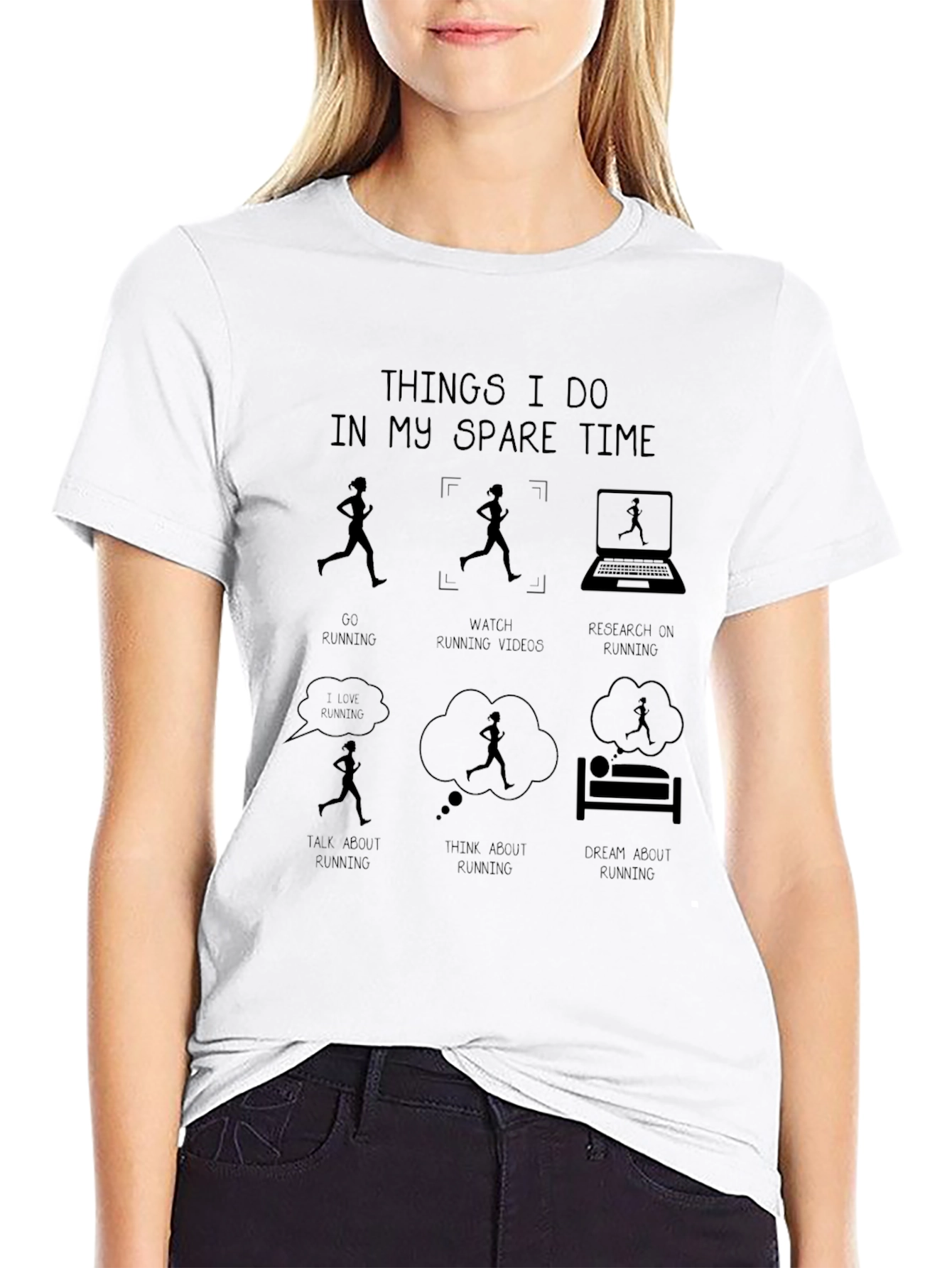 Running Obsession T-Shirt: Spare Time Fun