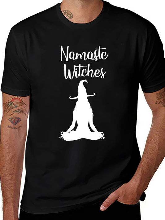 Namaste Witches T-Shirt - Yoga Witch Tee