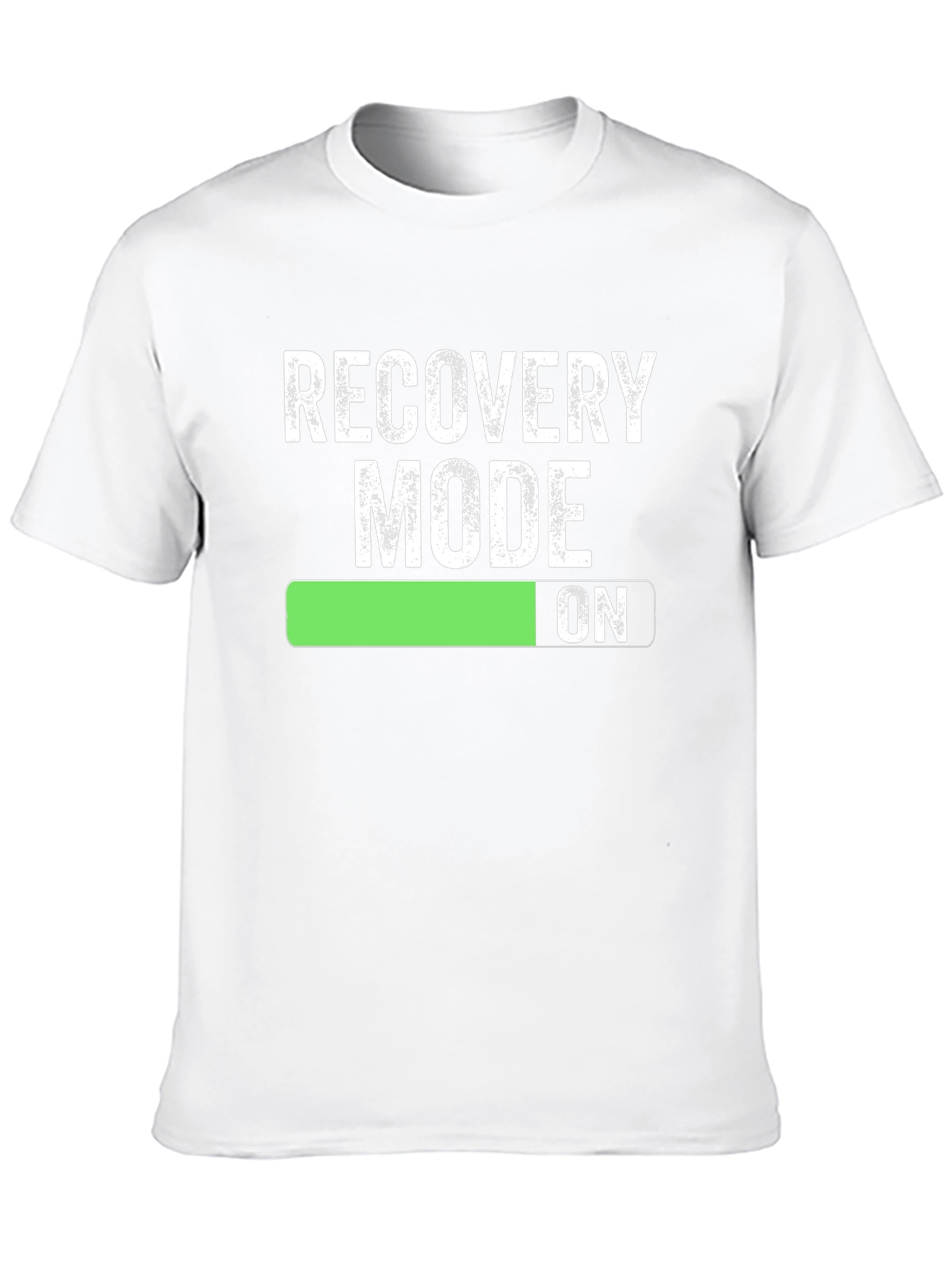 Recovery Mode On - Mens Black T-Shirt