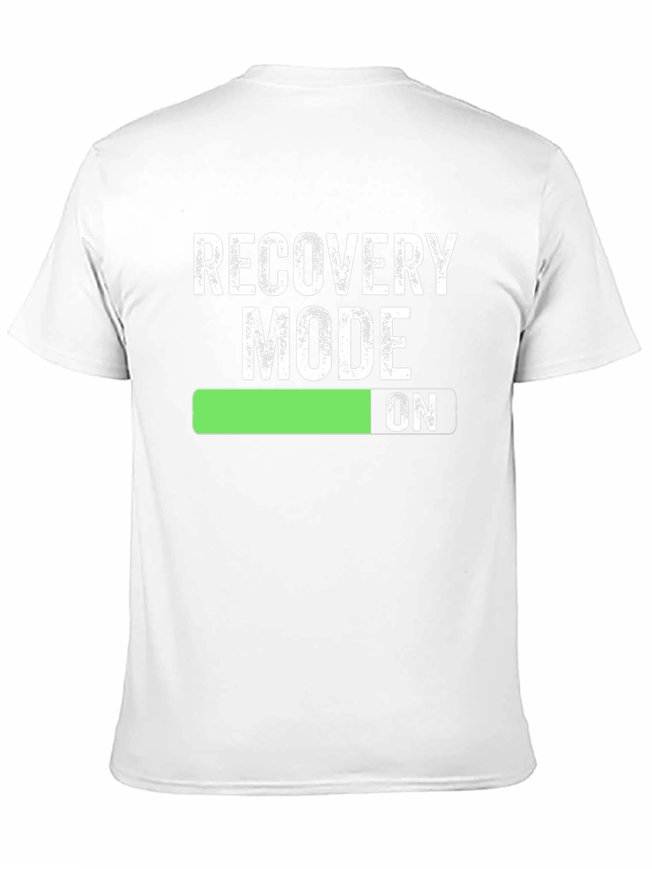 Recovery Mode On - Mens Black T-Shirt