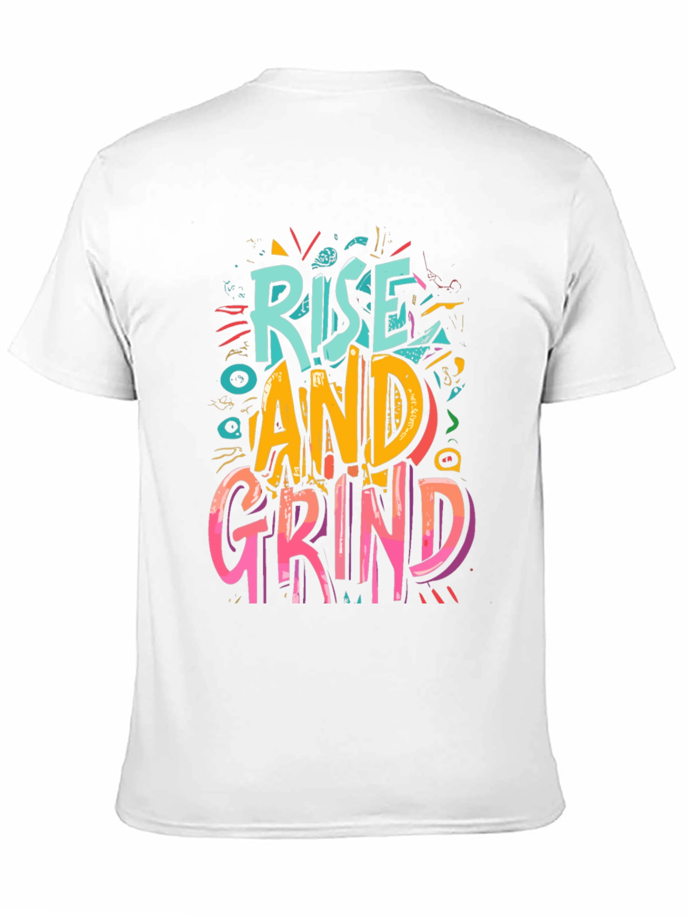 Rise and Grind Graphic Tee - Motivational Shirt