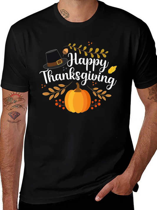 Happy Thanksgiving Graphic T-Shirt
