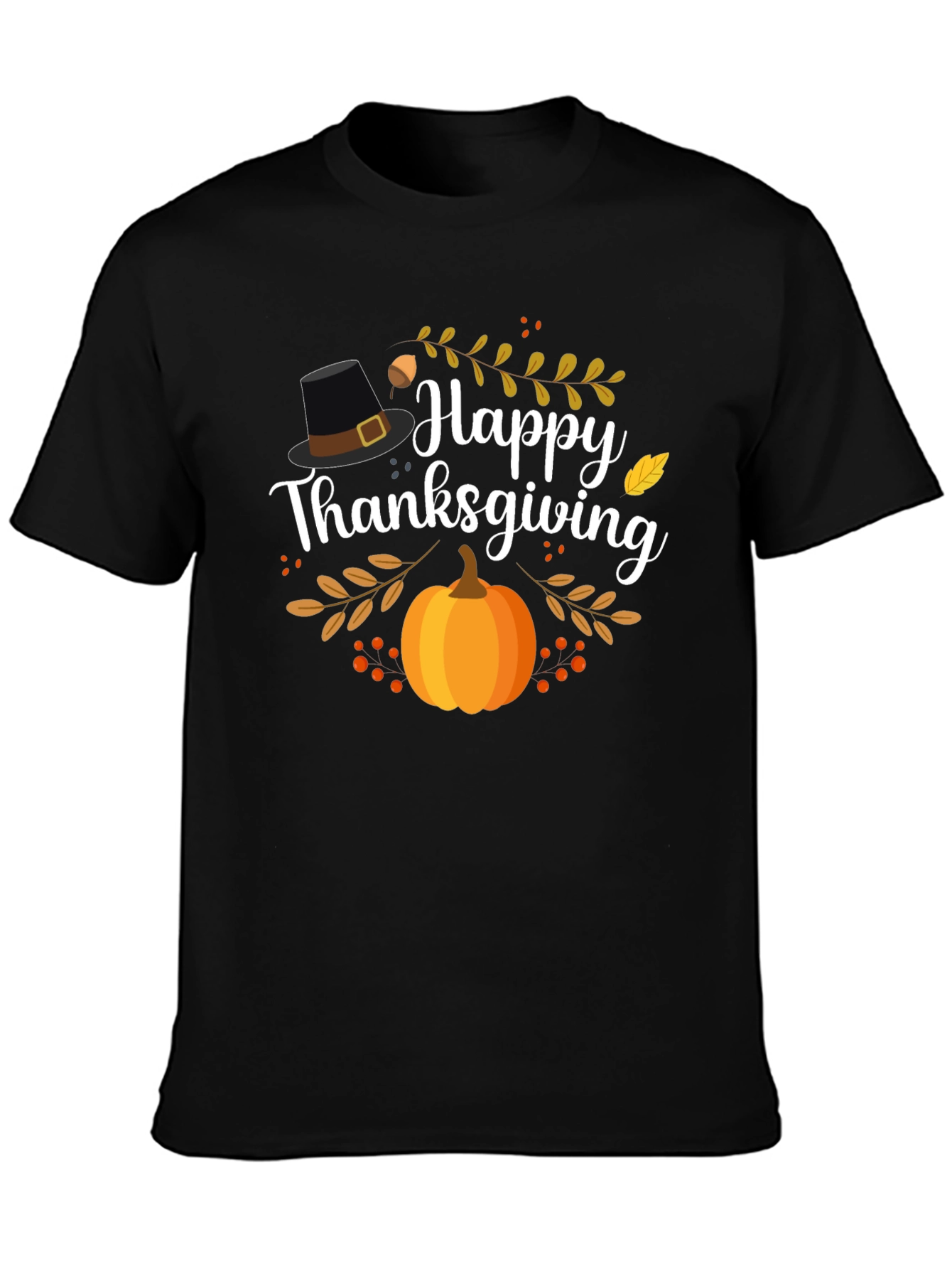 Happy Thanksgiving Graphic T-Shirt