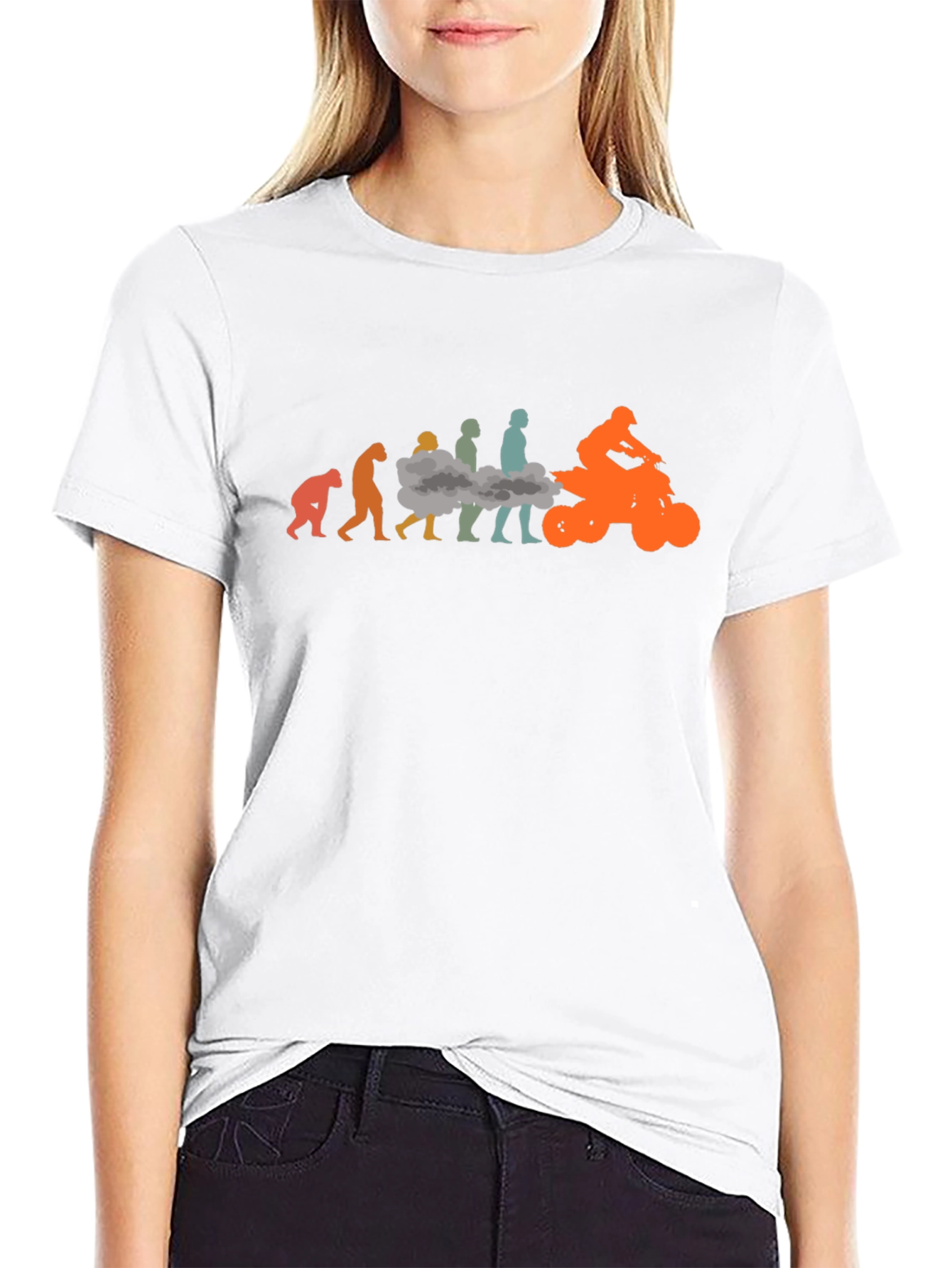 Evolution of ATV Rider T-Shirt