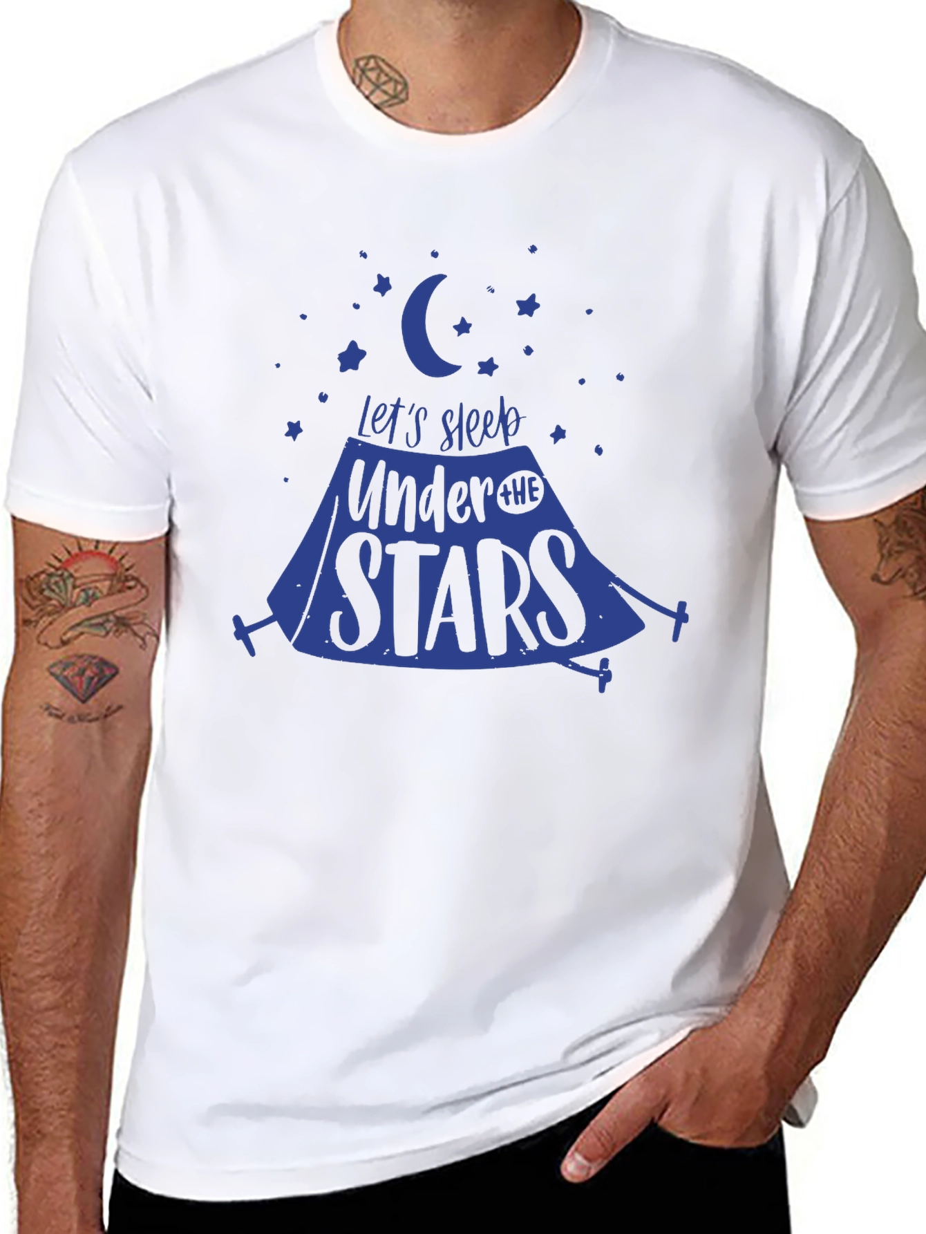 Lets Sleep Under the Stars Graphic Tee