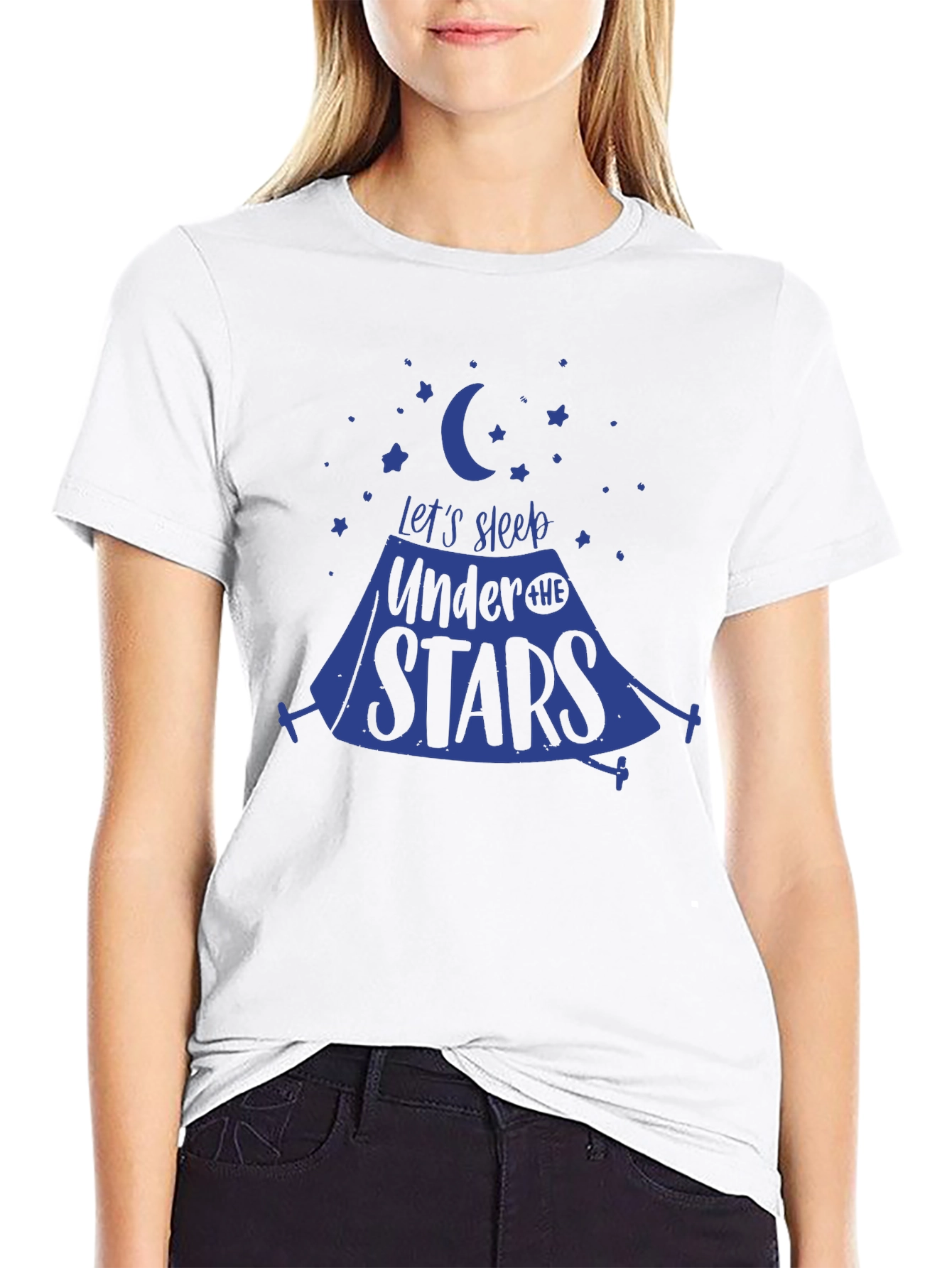 Lets Sleep Under the Stars Graphic Tee