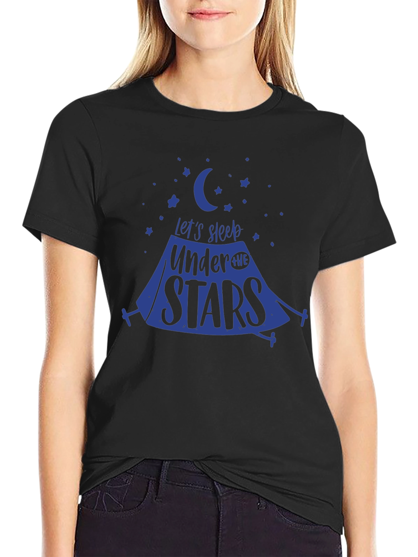 Lets Sleep Under the Stars Graphic Tee