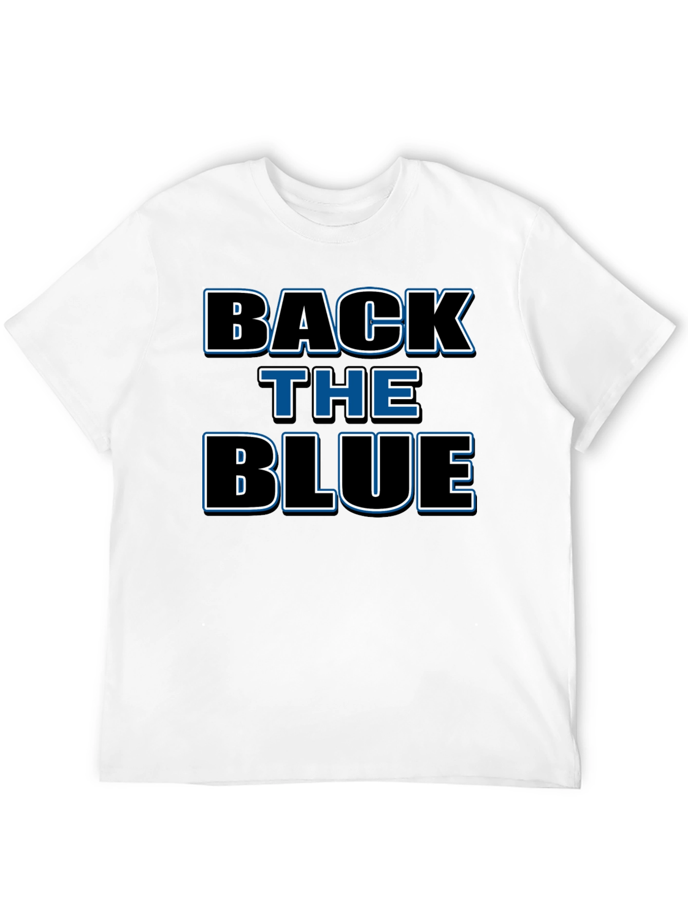 Back the Blue Graphic T-Shirt