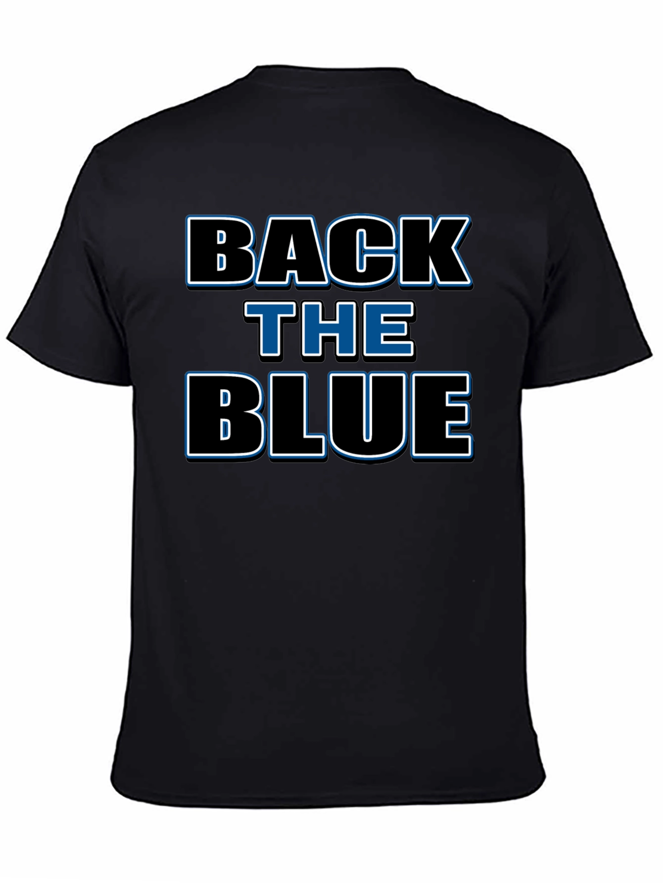 Back the Blue Graphic T-Shirt