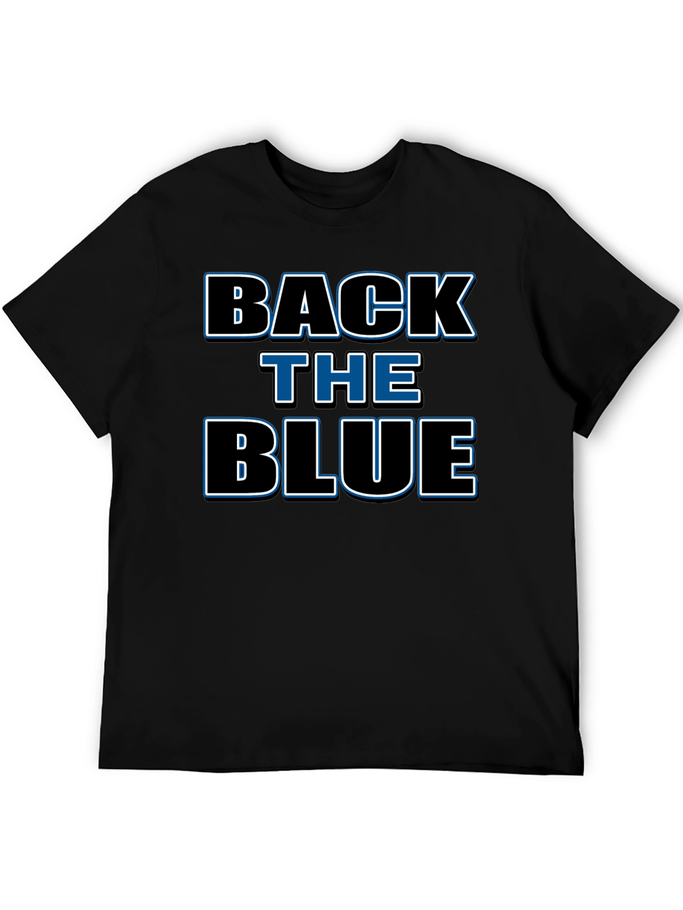 Back the Blue Graphic T-Shirt