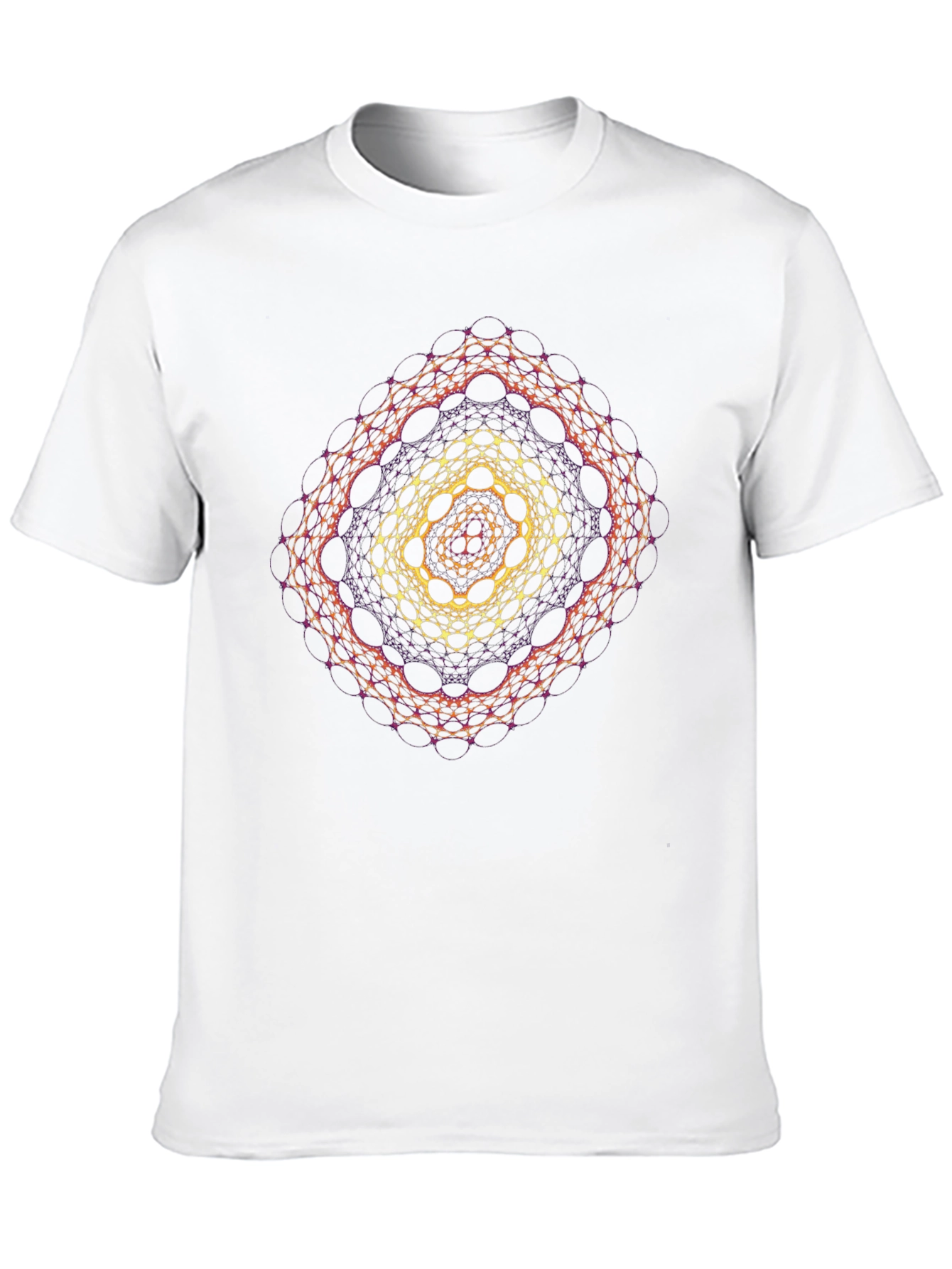 Geometric Mandala Graphic T-Shirt - Modern Design