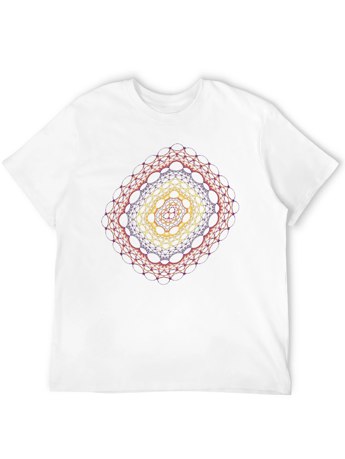 Geometric Mandala Graphic T-Shirt - Modern Design