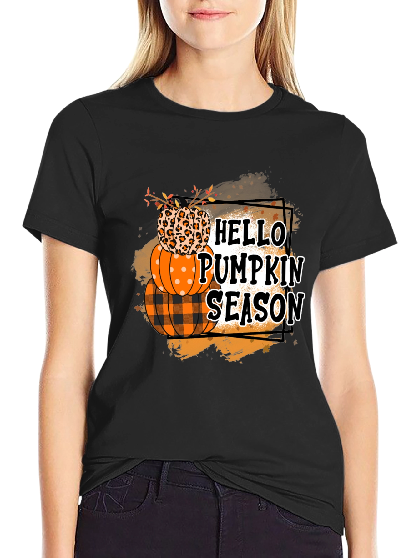 Hello Pumpkin Season Graphic Tee