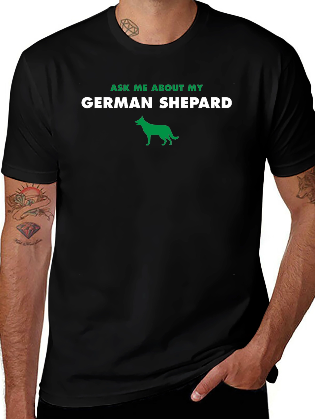 Ask Me About My German Shepherd T-Shirt