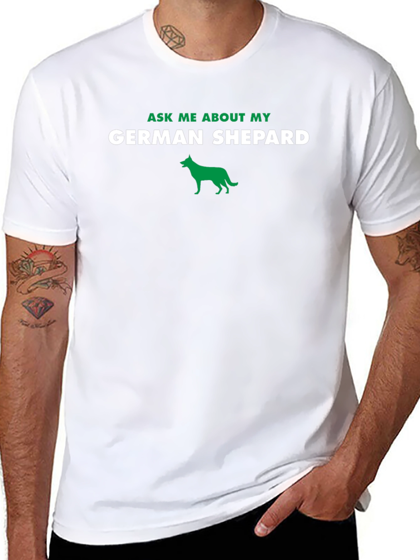 Ask Me About My German Shepherd T-Shirt