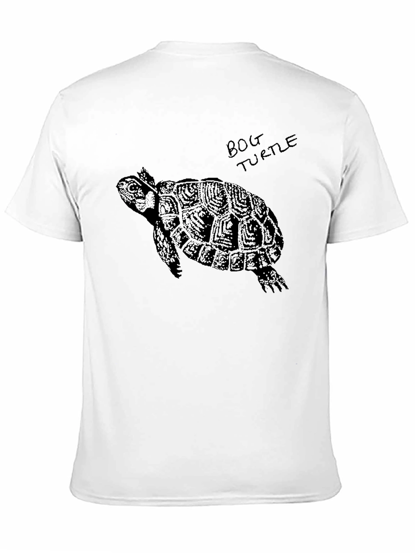 Bog Turtle Graphic T-Shirt - Classic Black Tee