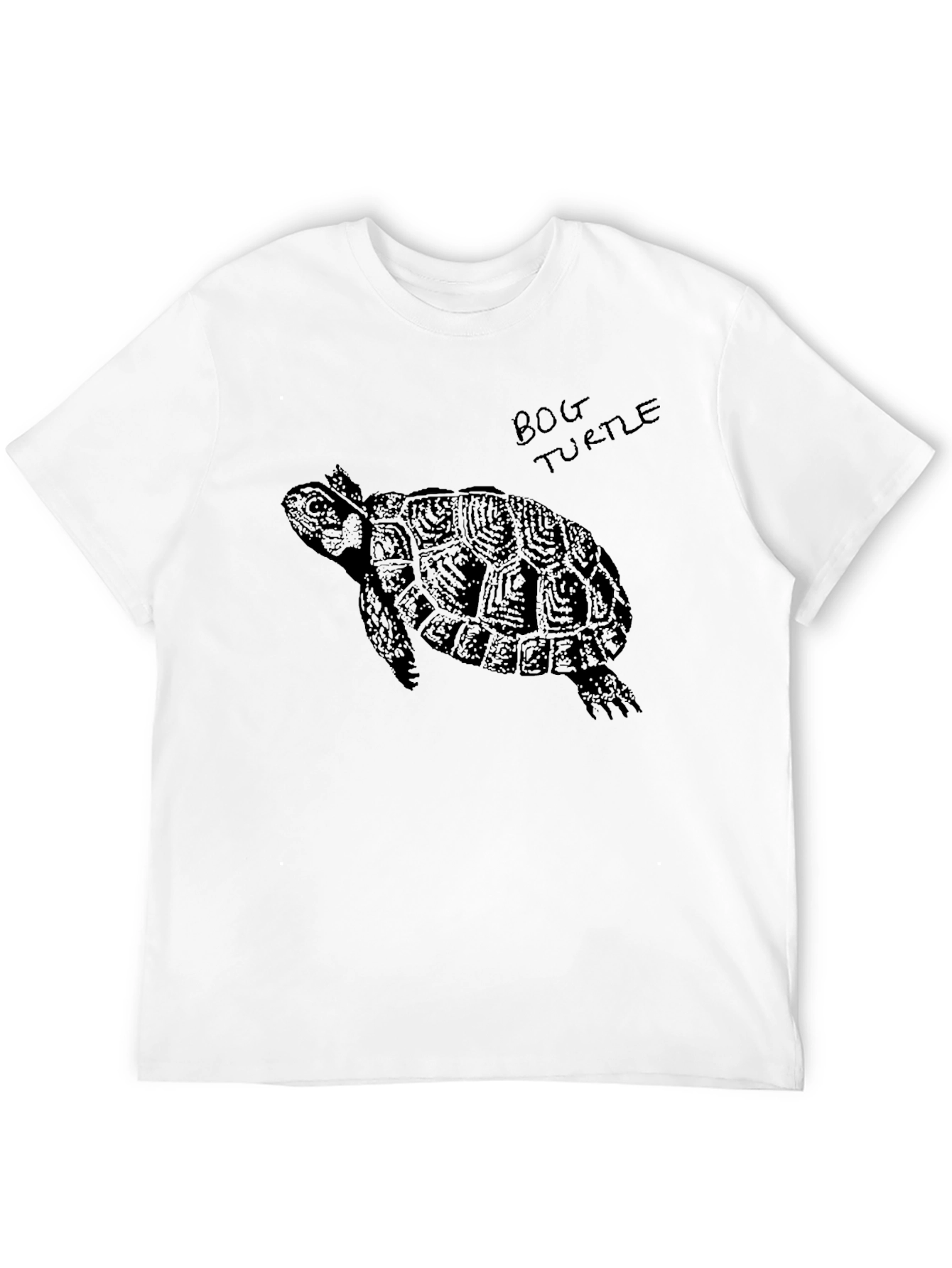 Bog Turtle Graphic T-Shirt - Classic Black Tee