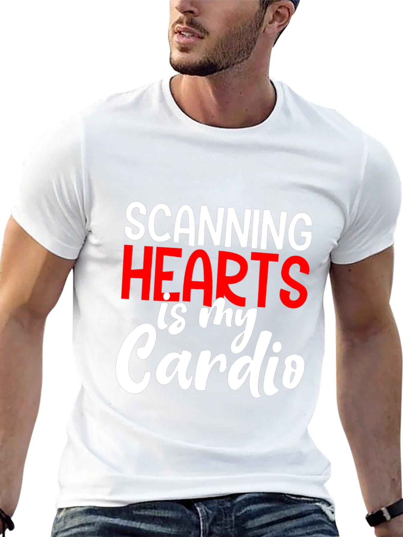 Scanning Hearts is My Cardio T-Shirt