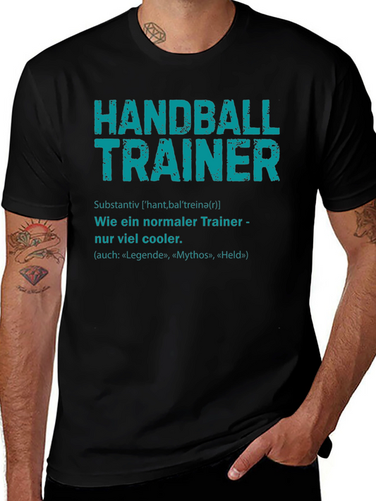 Handball Trainer Definition T-Shirt - Cool Coach Tee