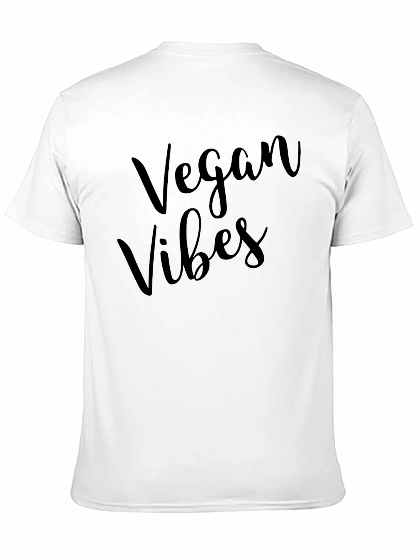 Vegan Vibes Black Graphic Tee