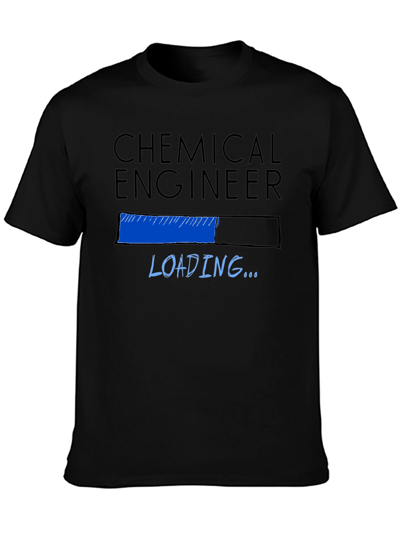 Chemical Engineer Loading T-Shirt - Black
