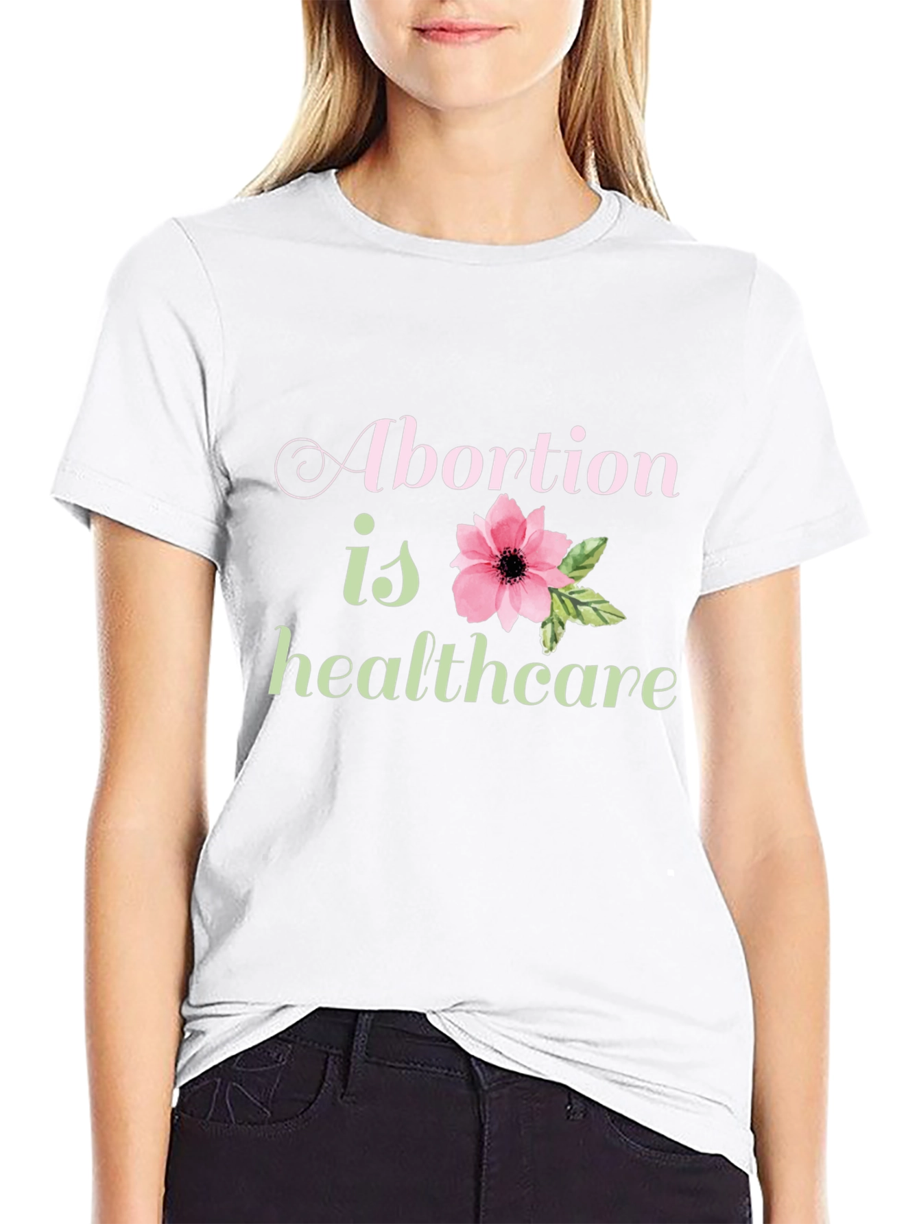Abortion is Healthcare Graphic Tee - Pro Choice