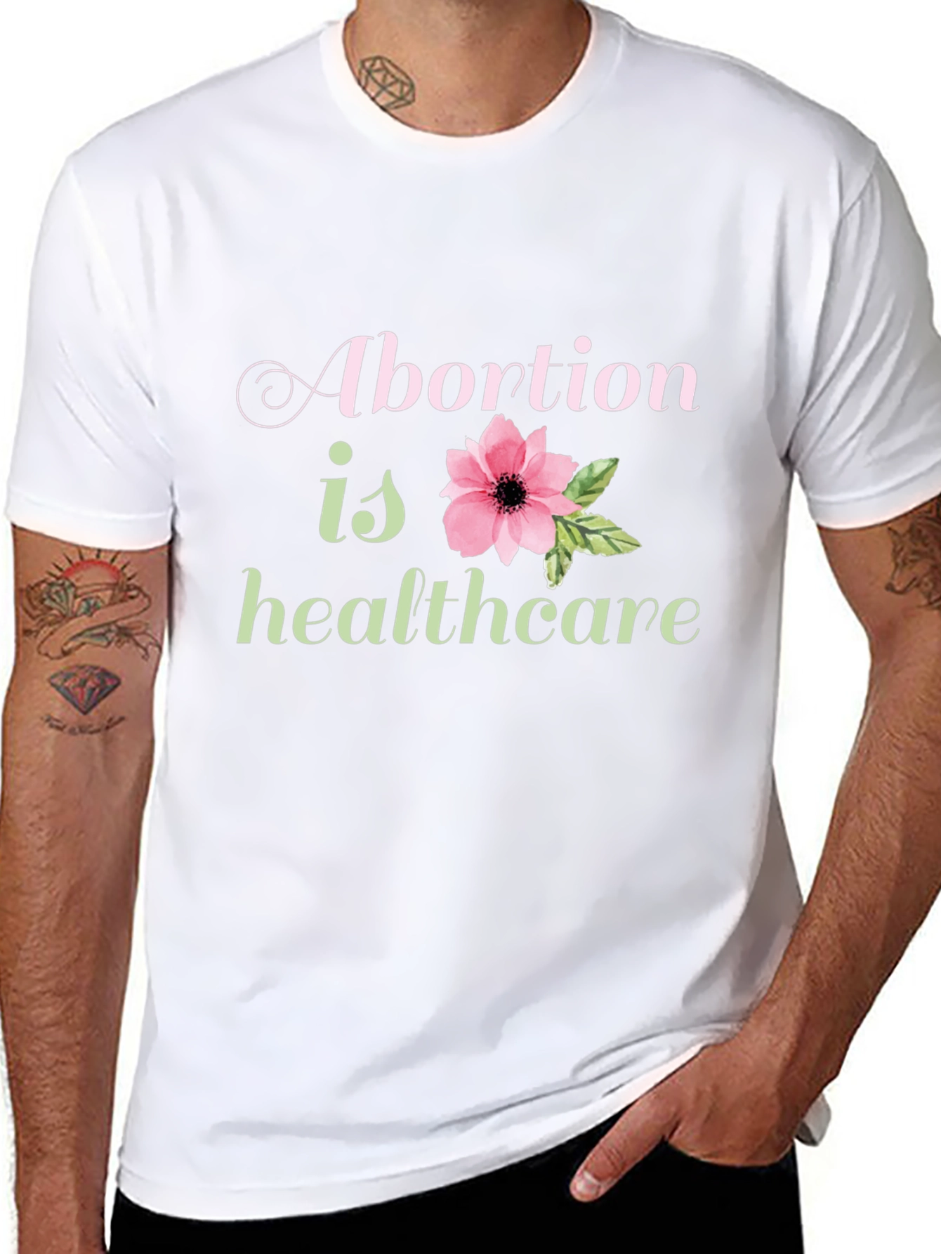Abortion is Healthcare Graphic Tee - Pro Choice