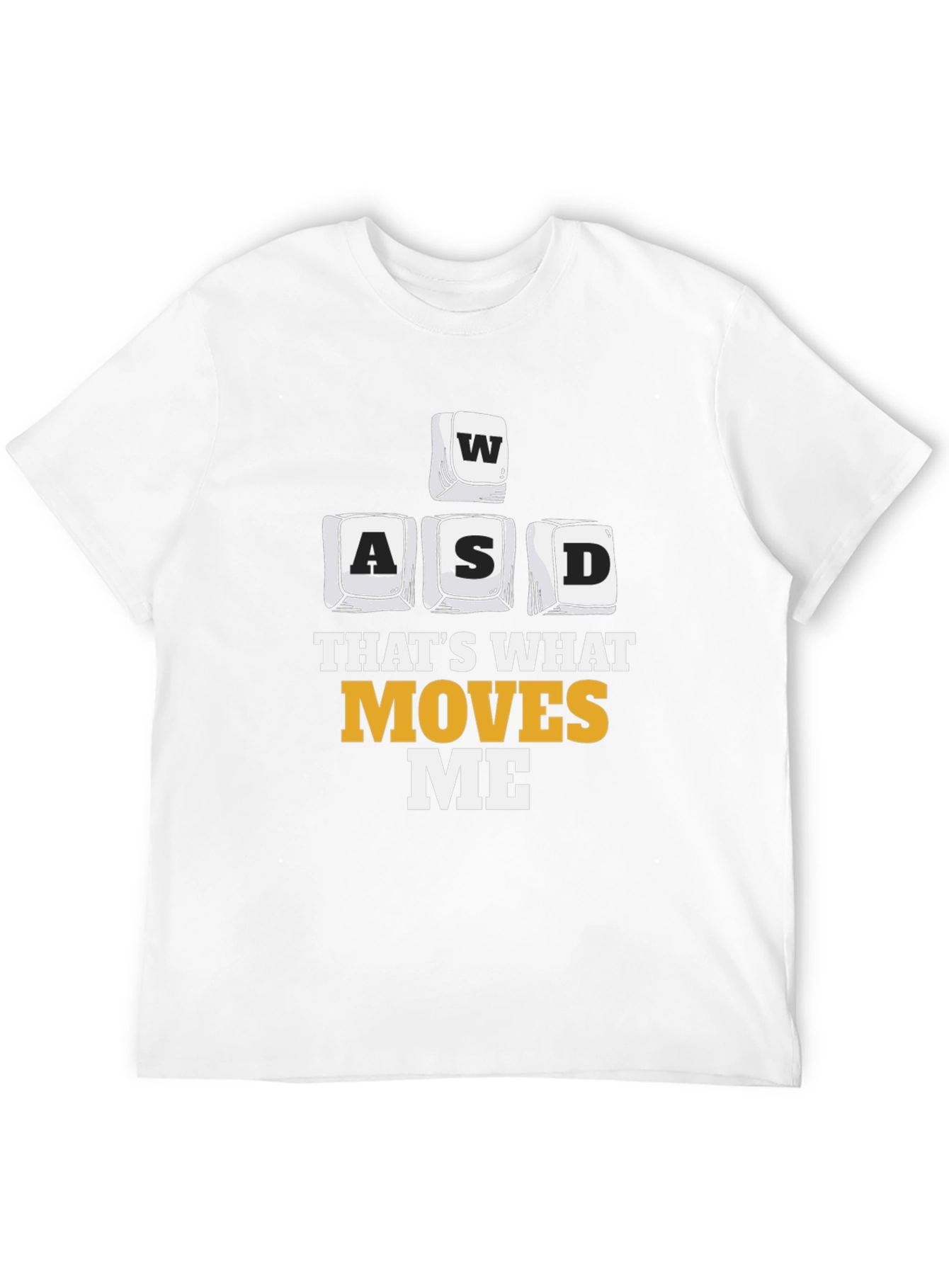 Gaming T-Shirt - WASD Moves Me