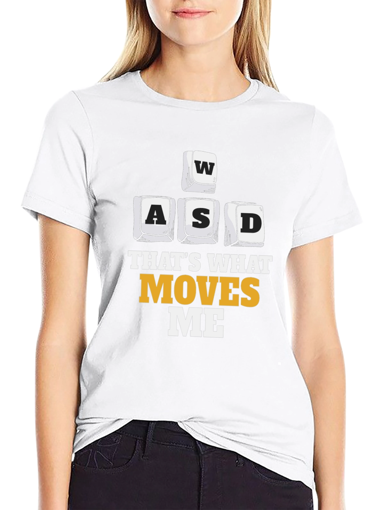Gaming T-Shirt - WASD Moves Me
