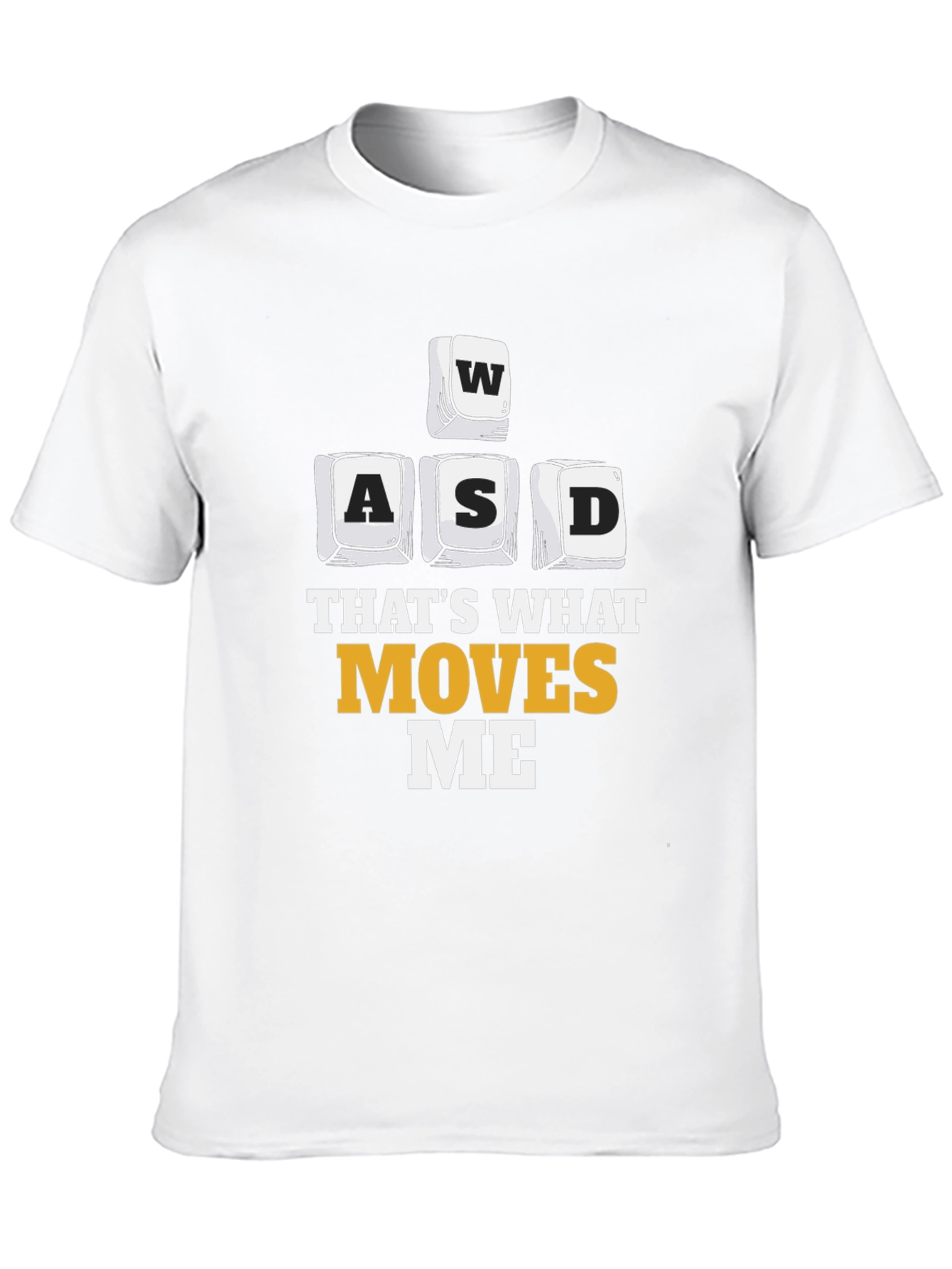 Gaming T-Shirt - WASD Moves Me