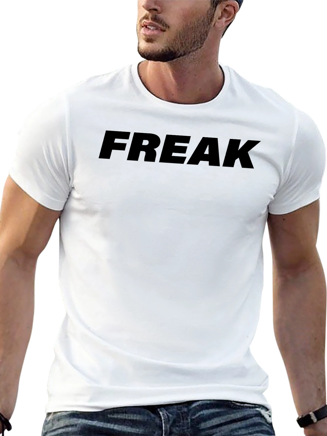 Black FREAK Graphic T-Shirt