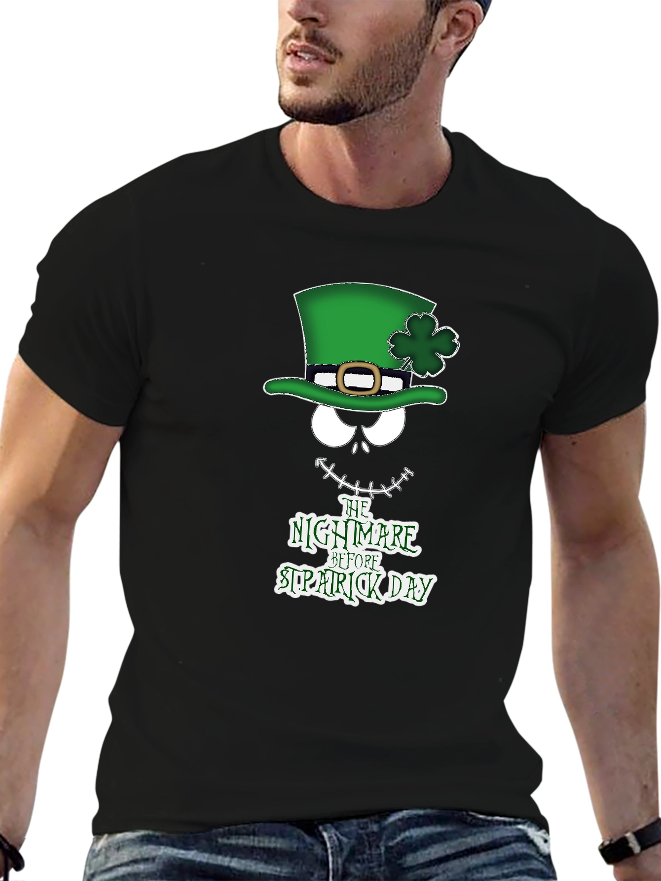 Nightmare Before St. Patricks Day Graphic T-Shirt
