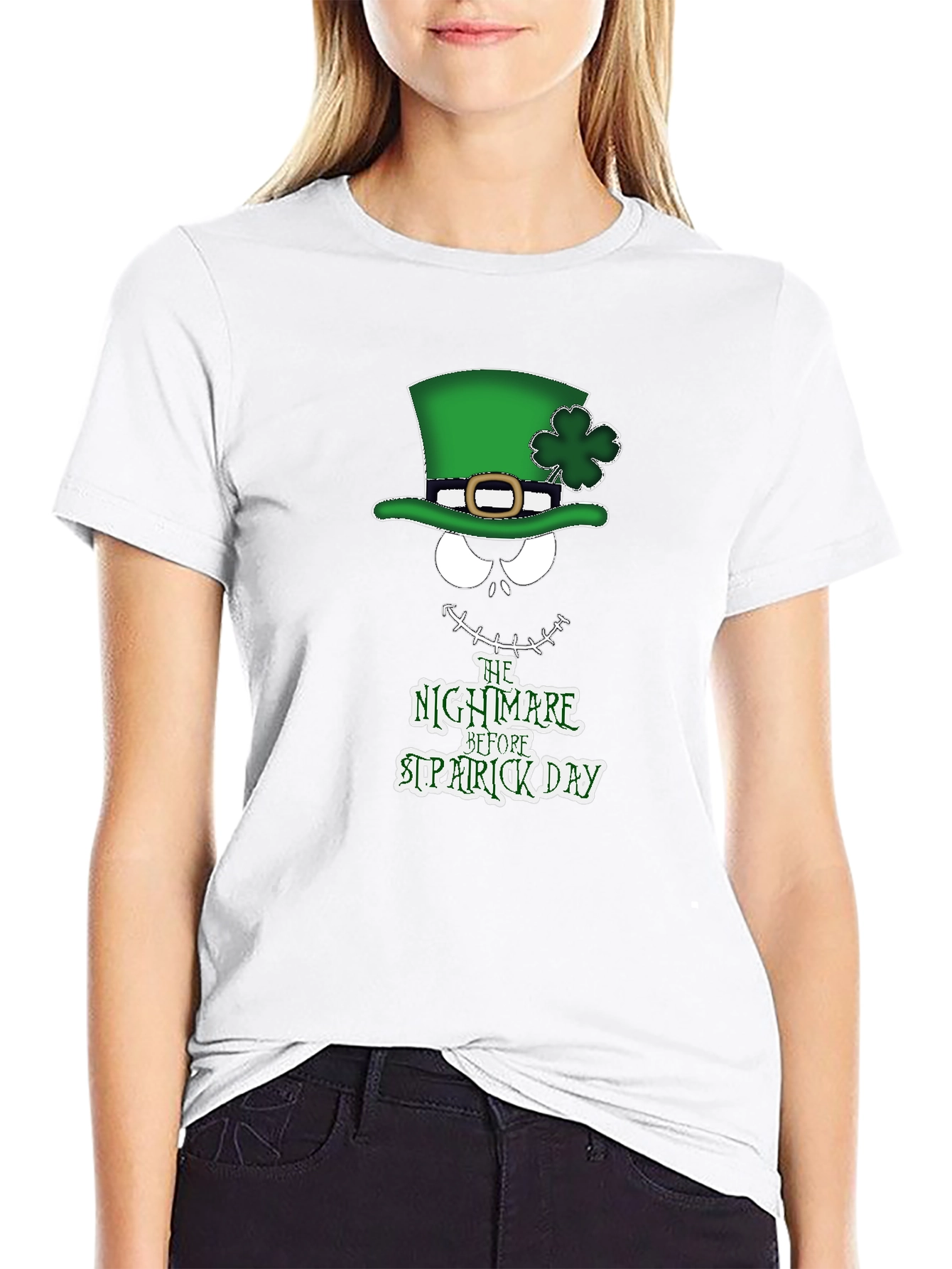 Nightmare Before St. Patricks Day Graphic T-Shirt