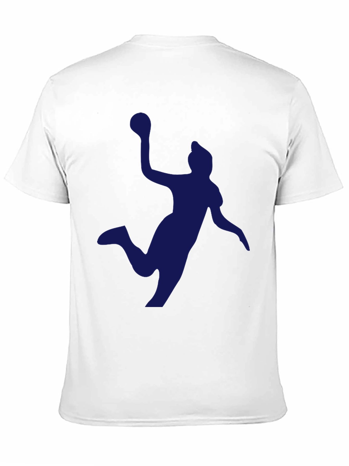 Handball Player Graphic Tee - Black