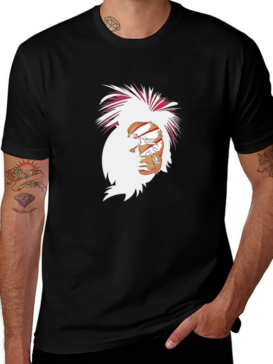 Cool Graphic Tee - Indian Chief Design T-Shirt