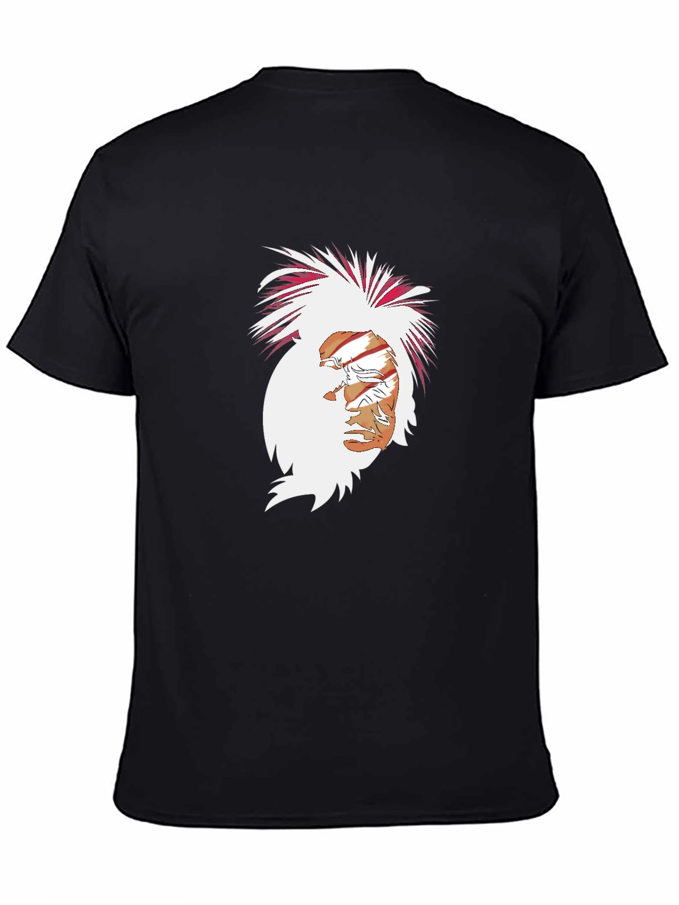 Cool Graphic Tee - Indian Chief Design T-Shirt