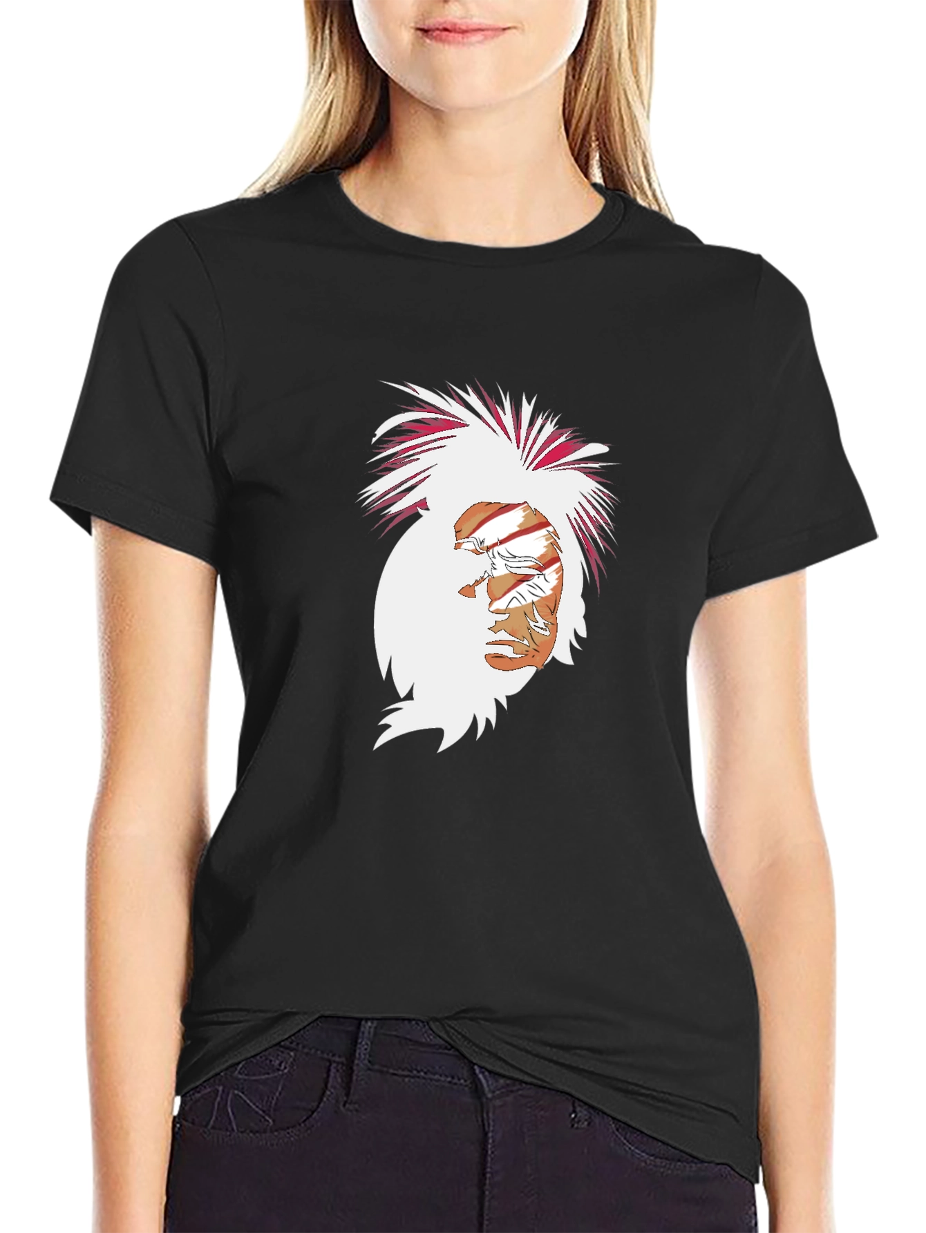 Cool Graphic Tee - Indian Chief Design T-Shirt