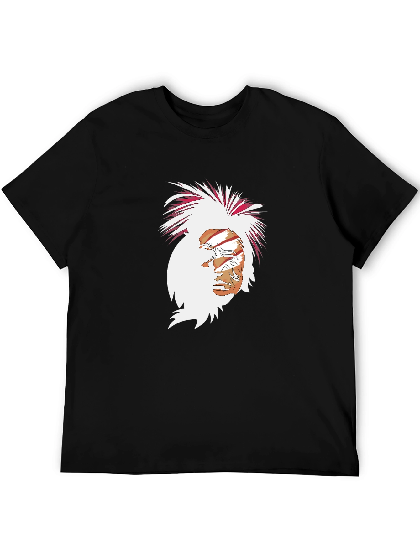 Cool Graphic Tee - Indian Chief Design T-Shirt