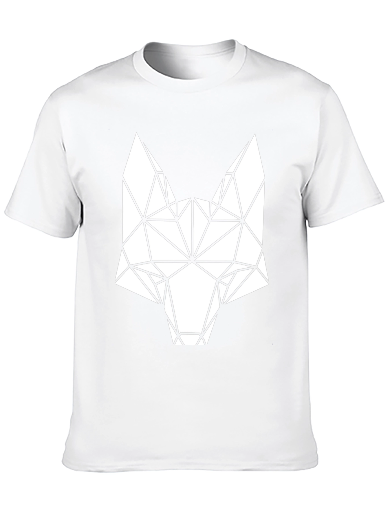 Geometric Fox Tee - Modern Graphic Print Shirt