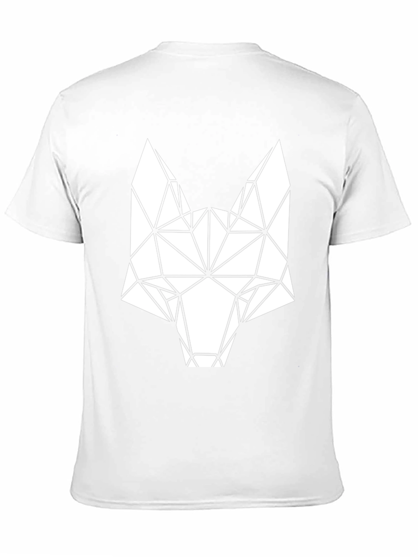 Geometric Fox Tee - Modern Graphic Print Shirt