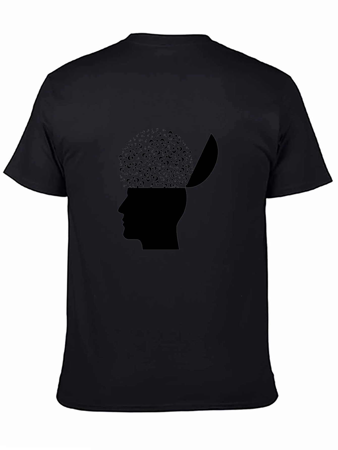 Mind Open T-Shirt - Question Mark Brain