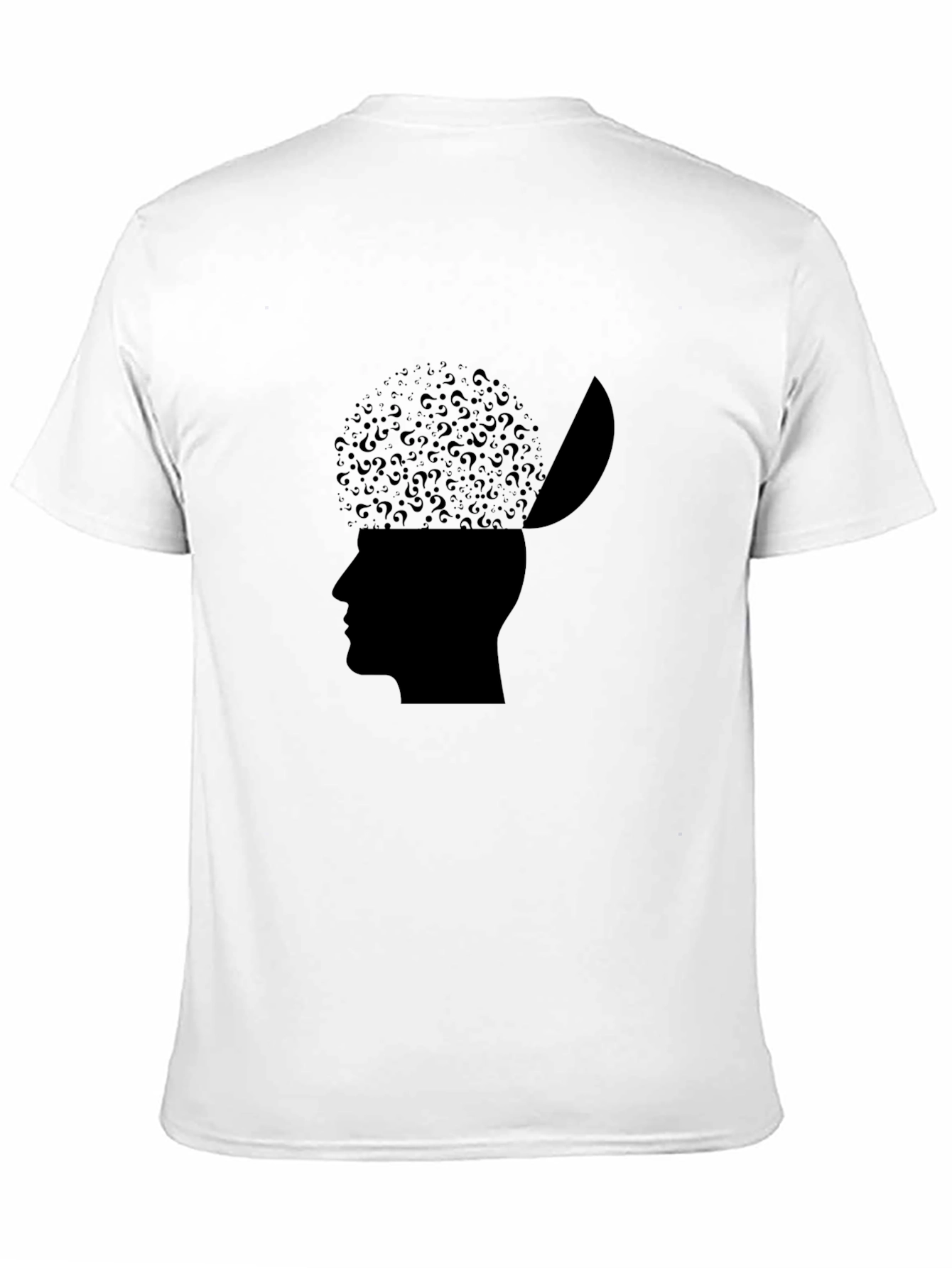 Mind Open T-Shirt - Question Mark Brain