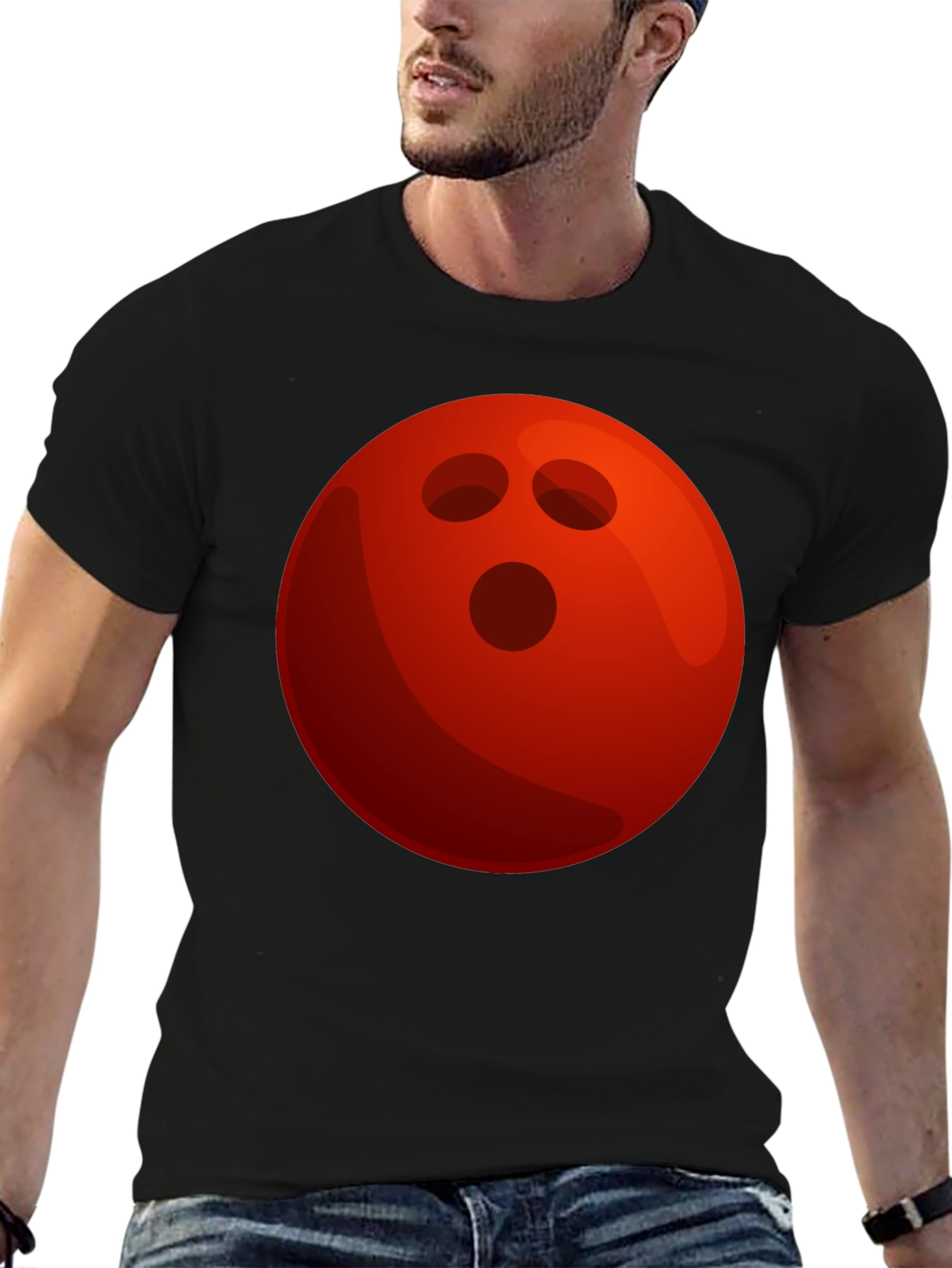 Bowling Ball Graphic T-Shirt - Strike Style