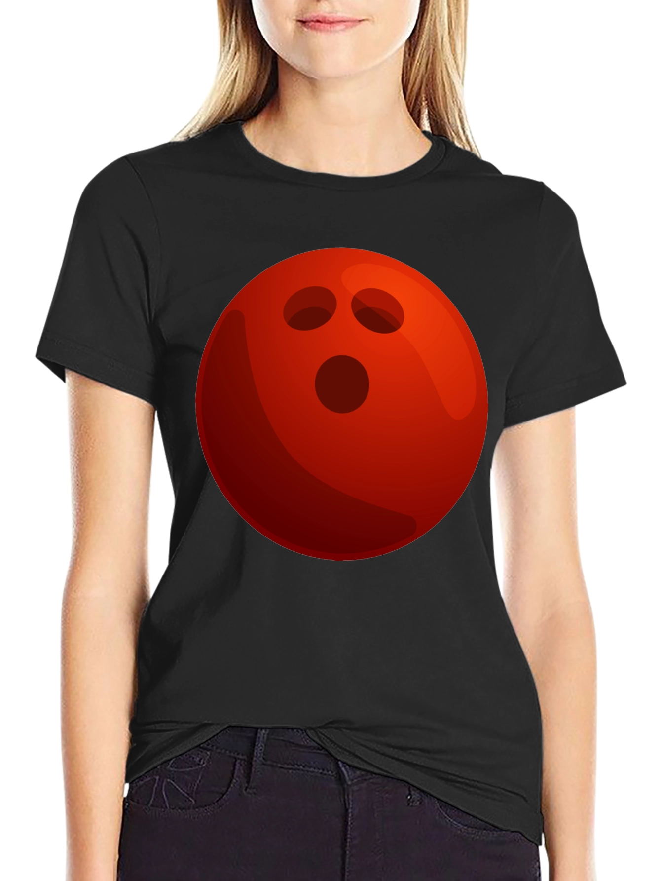 Bowling Ball Graphic T-Shirt - Strike Style