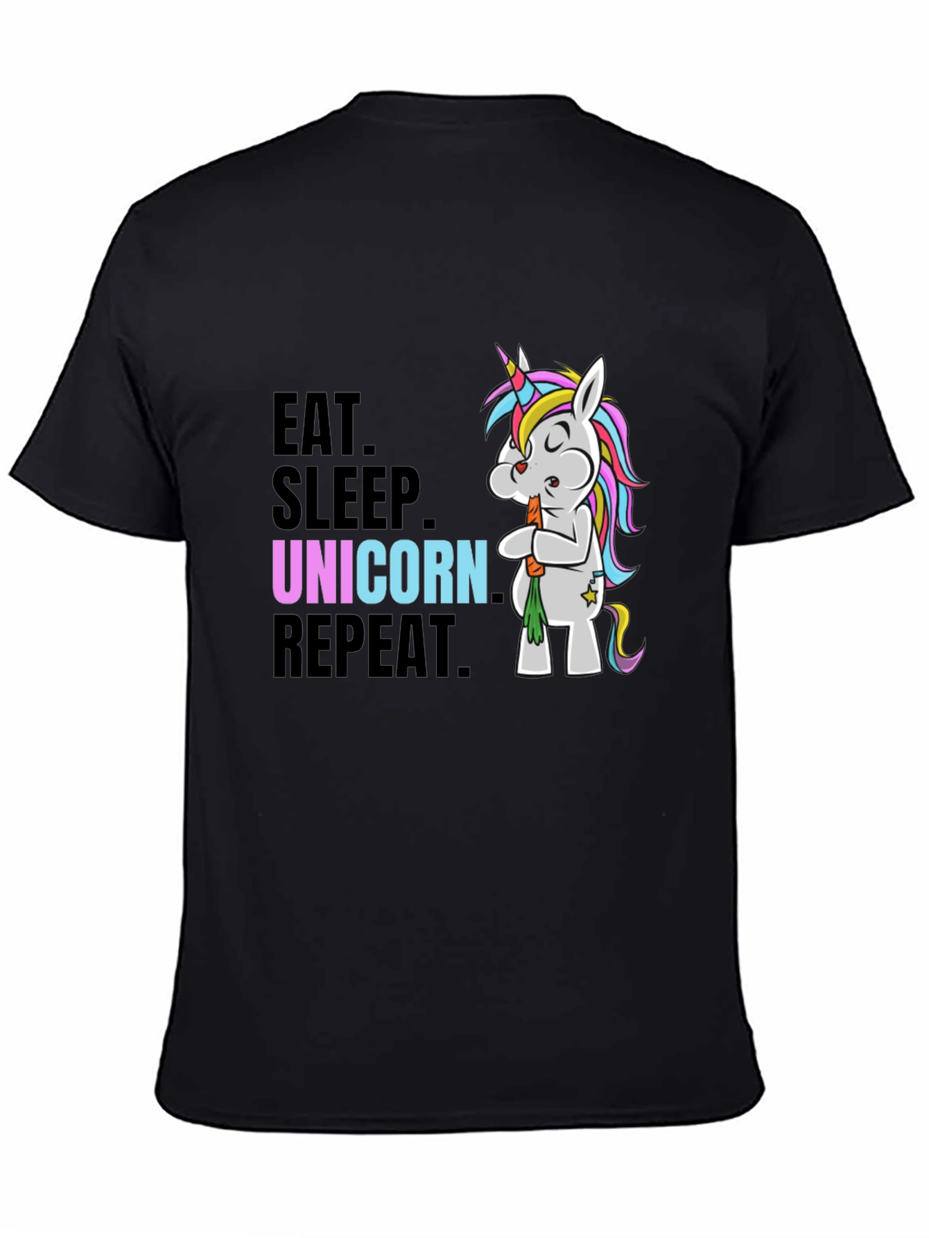 Eat Sleep Unicorn Repeat Graphic Tee