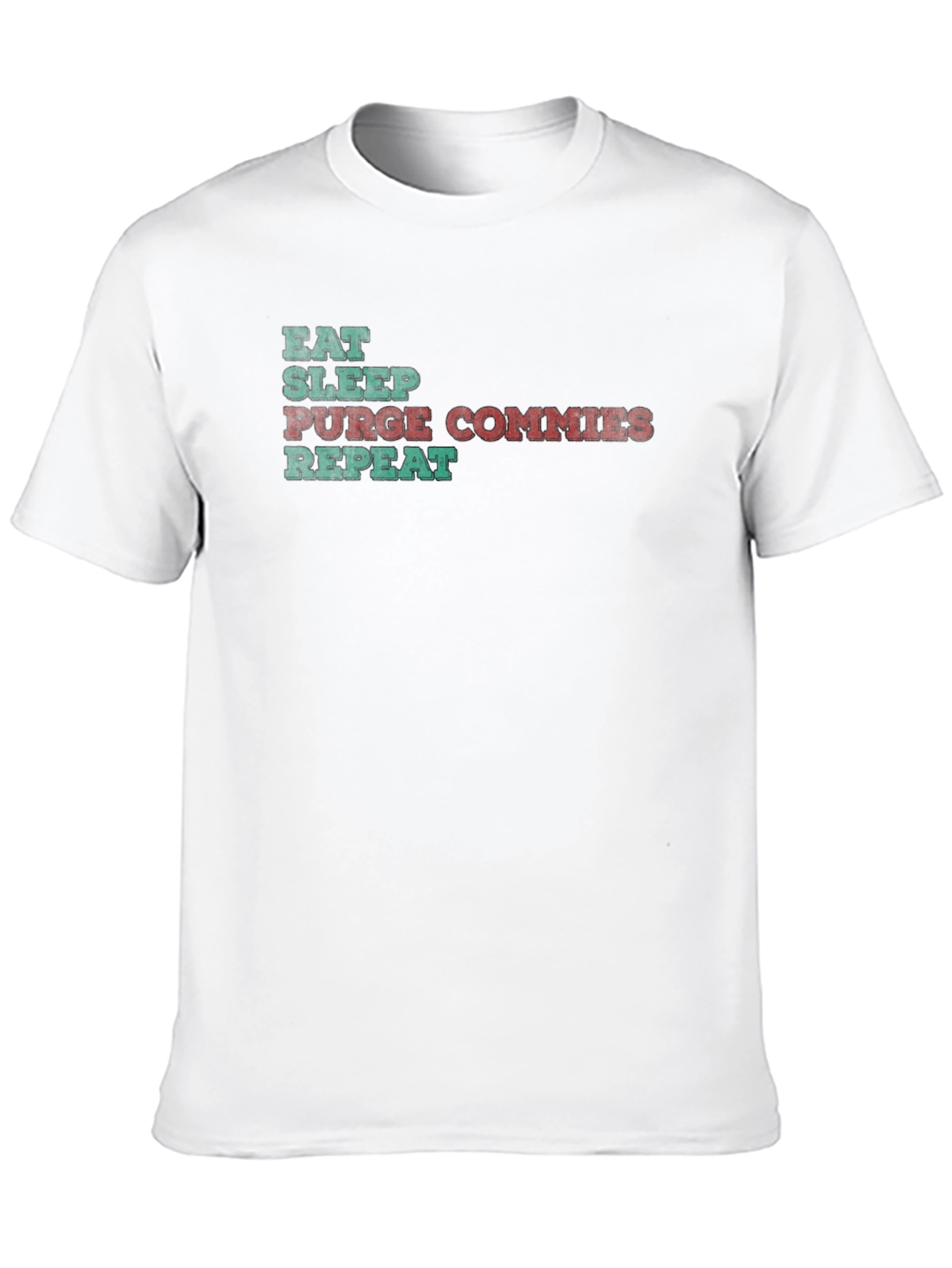 Eat Sleep Purge Commies Repeat Graphic Tee