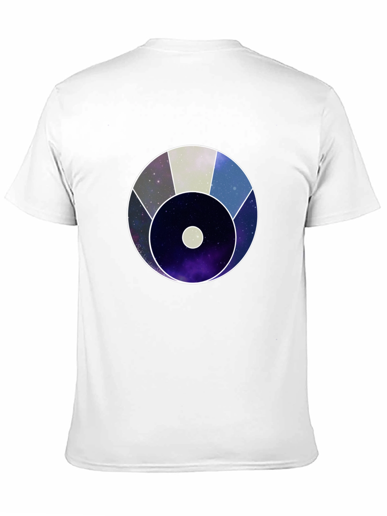 Cosmic Eye Graphic Tee - Black Cotton Blend