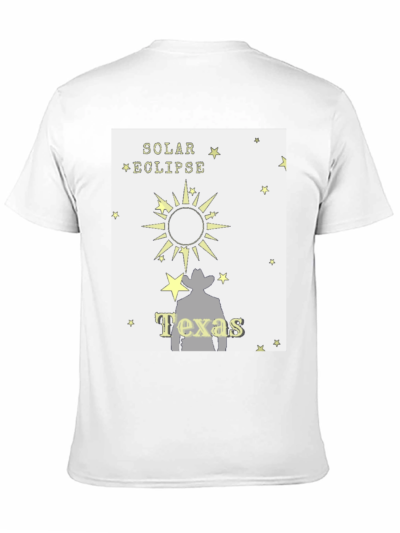 Solar Eclipse Texas Cowboy T-Shirt